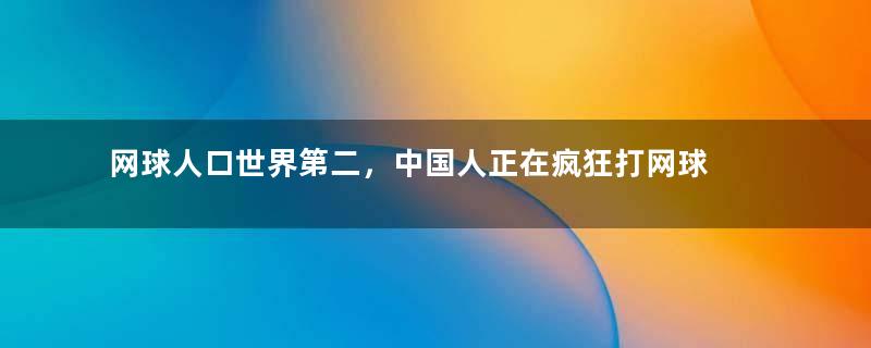 网球人口世界第二，中国人正在疯狂打网球 | 地球知识局